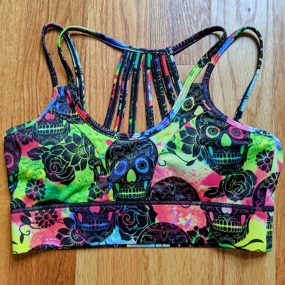 Constantly Varied Gear Sugar Skull Bra SM